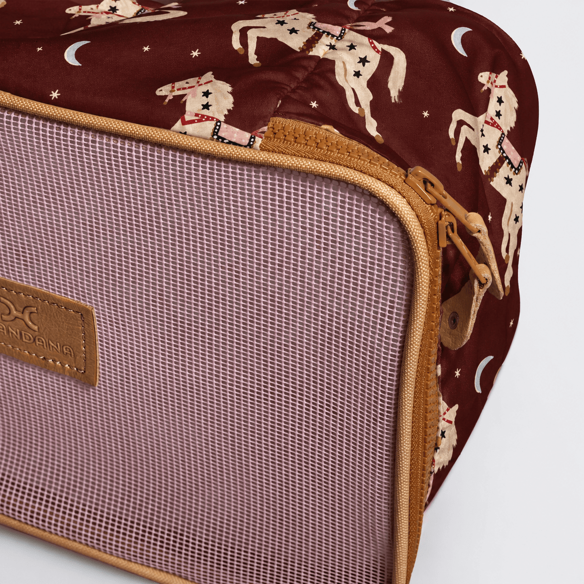 Thandana Travel Luggage Organiser Pods - 6 Piece Set | Midnight Pony - Cherry - KaryKase