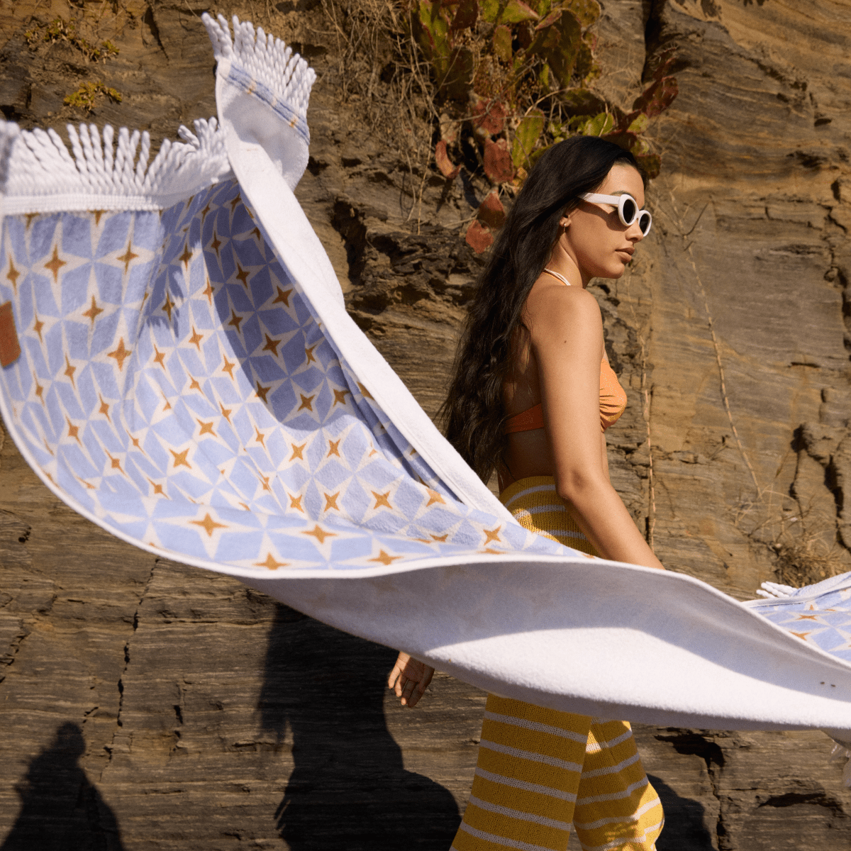 Thandana Turkish Terry Beach Towel - KaryKase