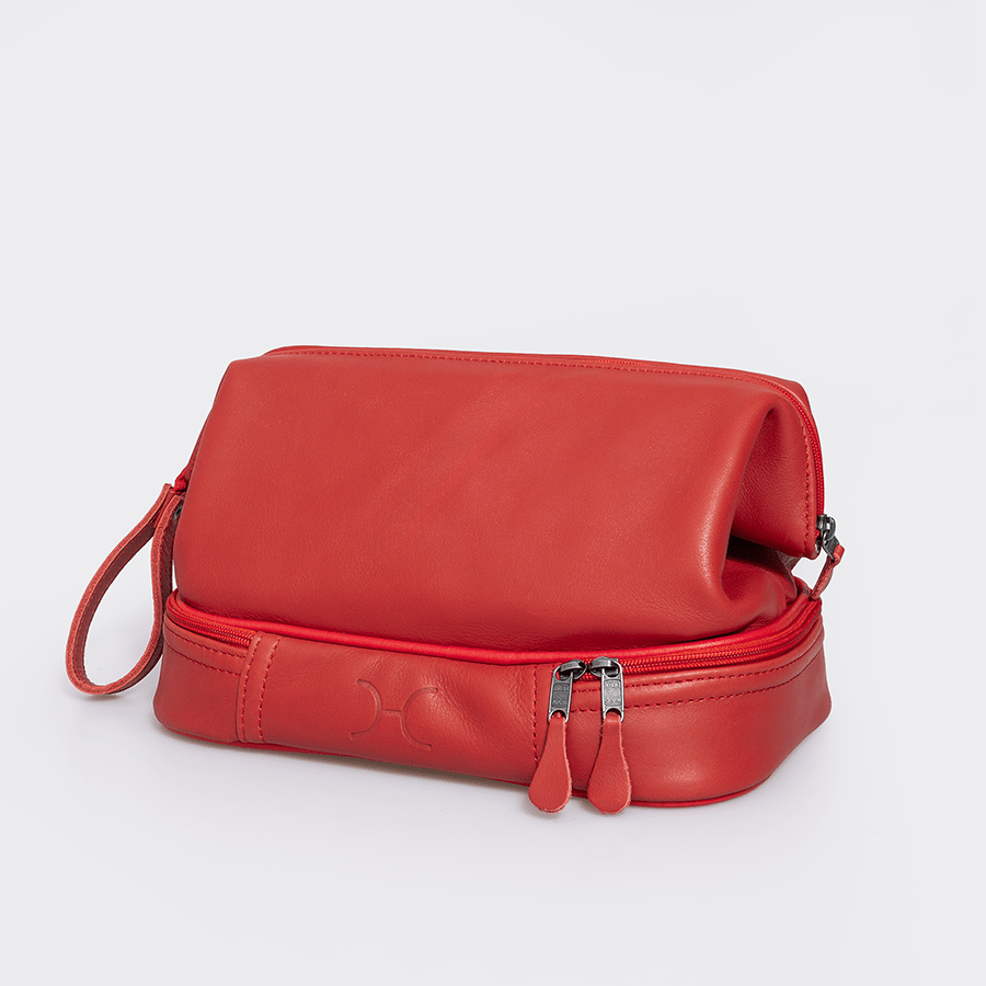 Thandana Unisex Leather Wash Bag - KaryKase