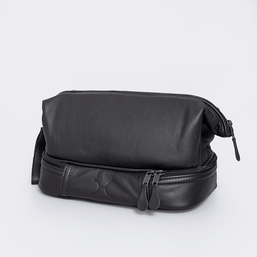 Thandana Unisex Leather Wash Bag - KaryKase