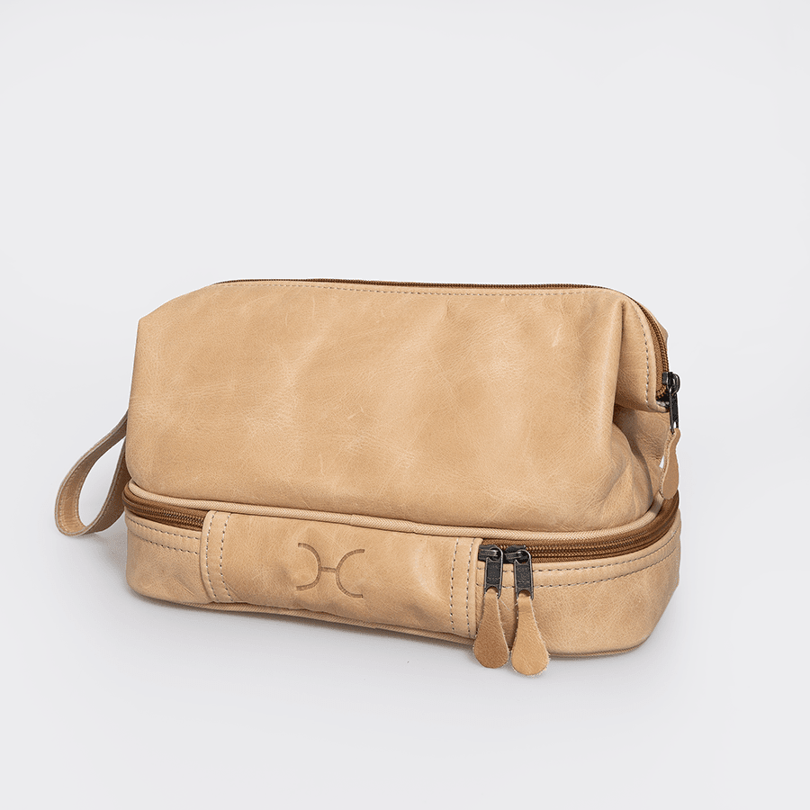 Thandana Unisex Leather Wash Bag - KaryKase