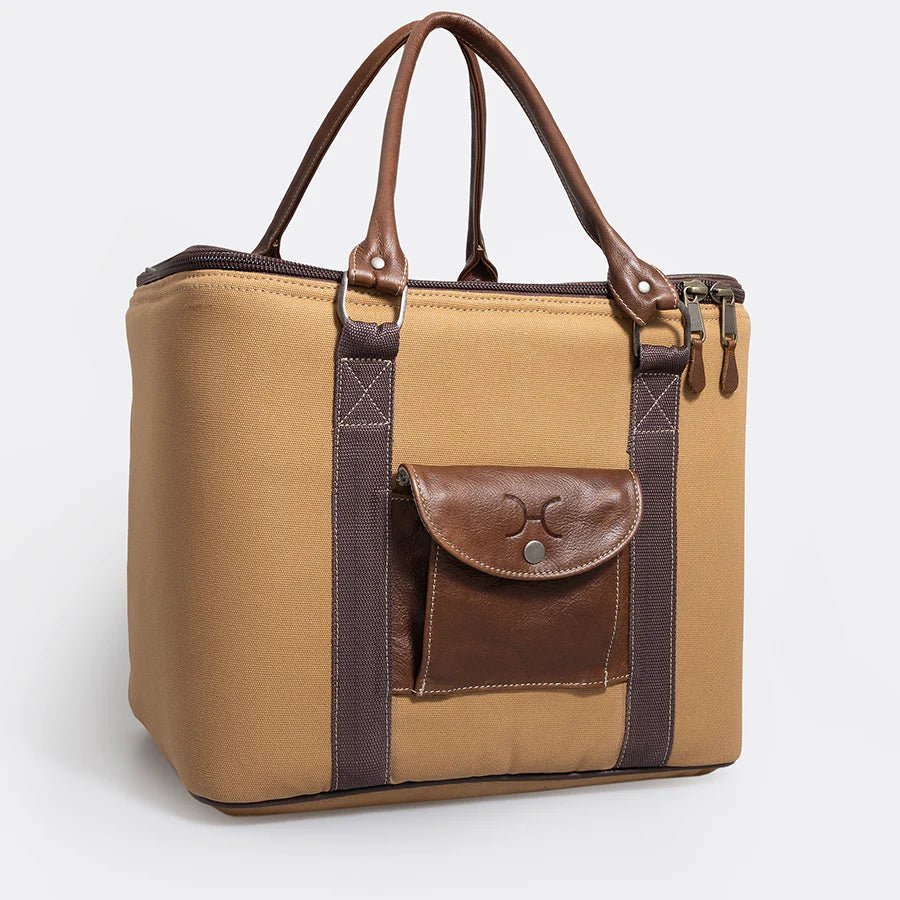 Thandana Wax Canvas & Leather 25L Box Cooler - KaryKase