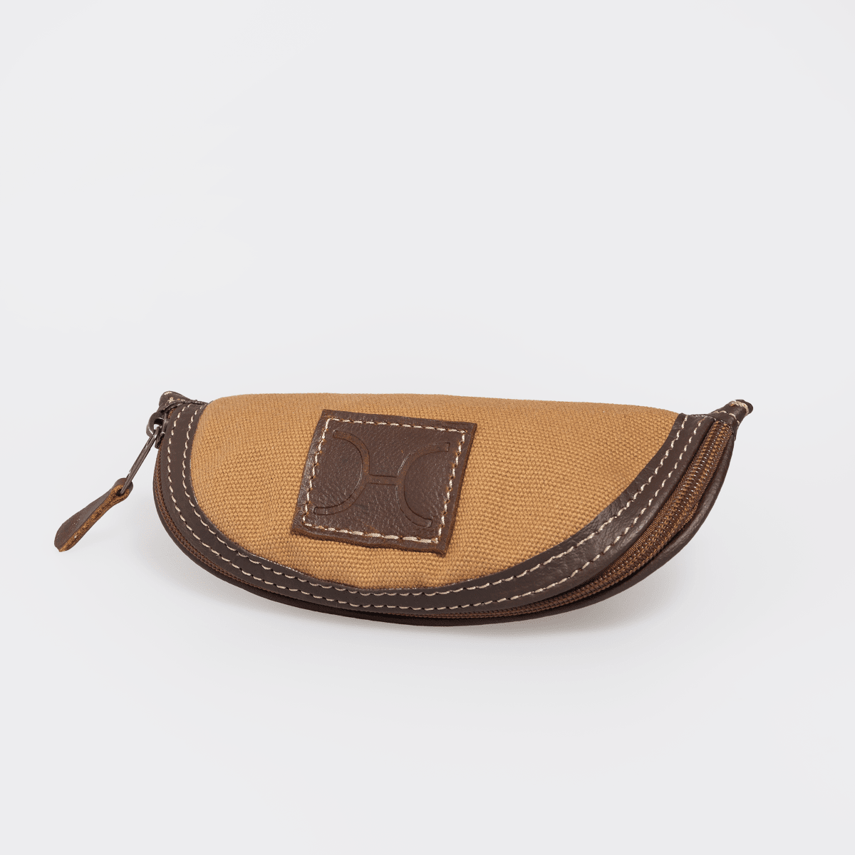 Thandana Wax Canvas & Leather Glasses Case - KaryKase