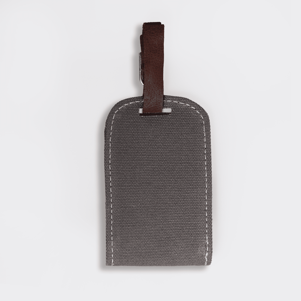 Thandana Wax Canvas & Leather Luggage Tag - KaryKase