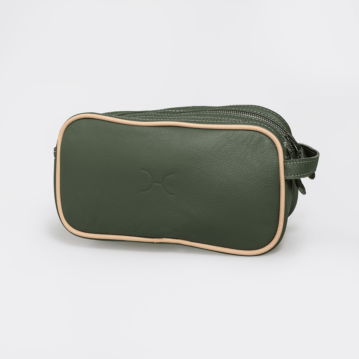 Thandana Womens Double Zip Vanity Leather Case - KaryKase
