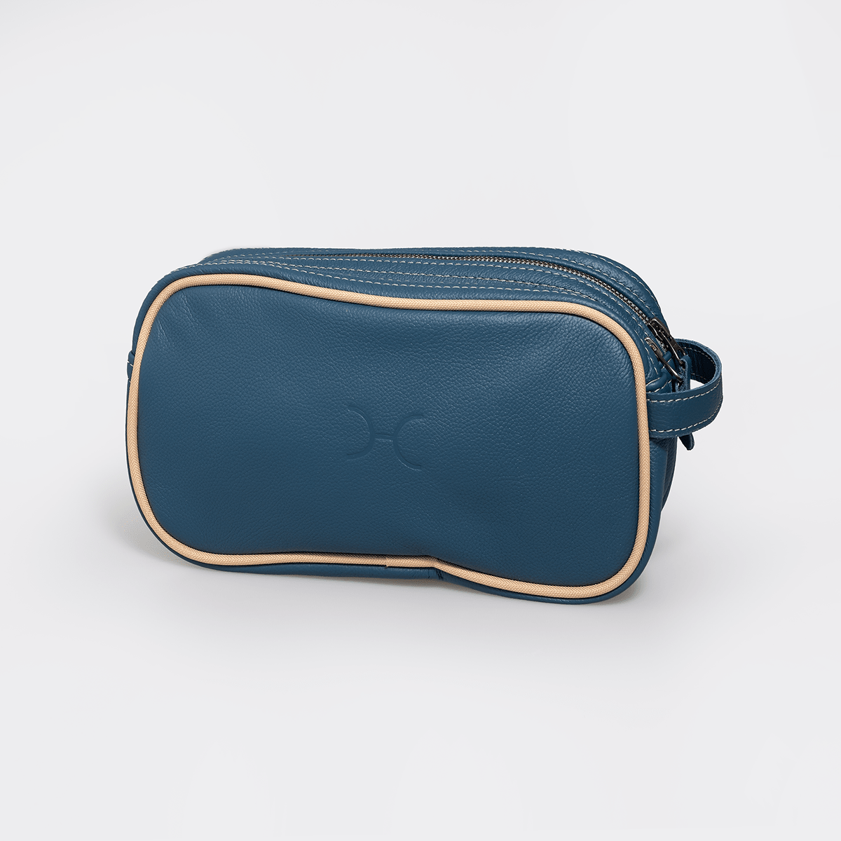 Thandana Womens Double Zip Vanity Leather Case - KaryKase