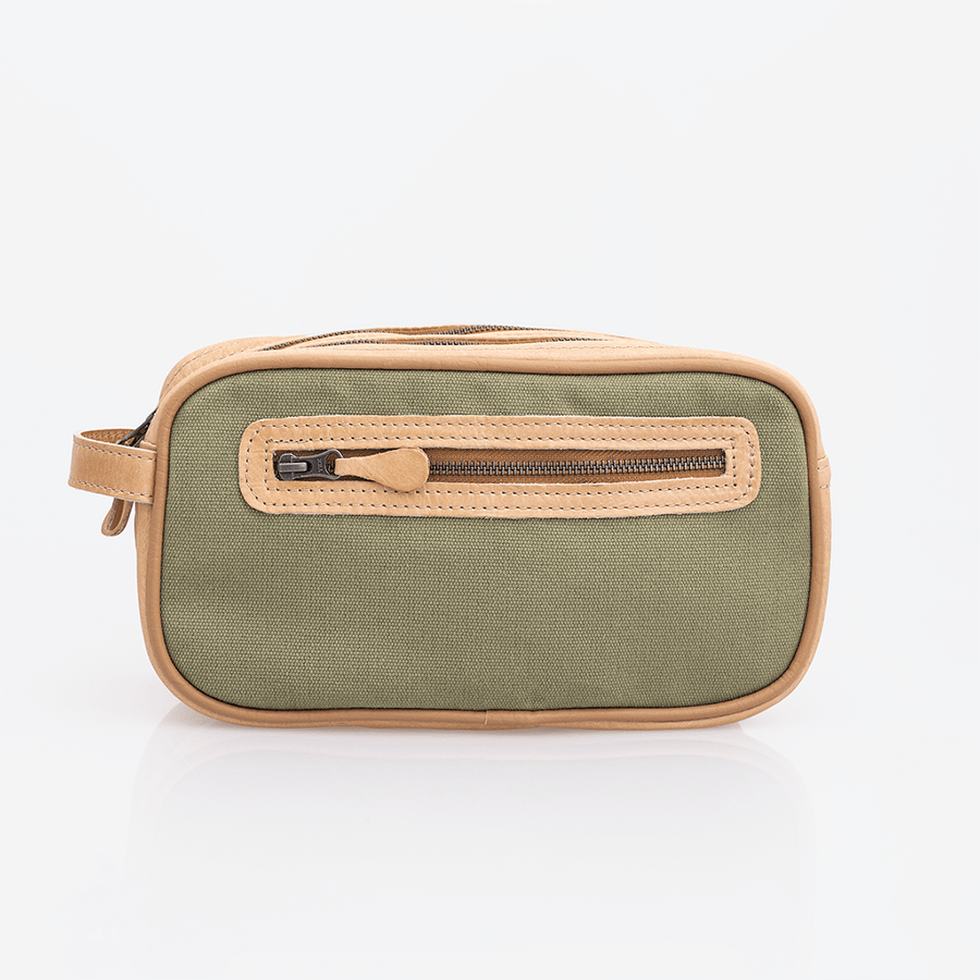 Thandana Womens Double Zip Vanity Wax Canvas Case - KaryKase