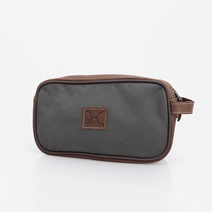 Thandana Womens Double Zip Vanity Wax Canvas Case - KaryKase