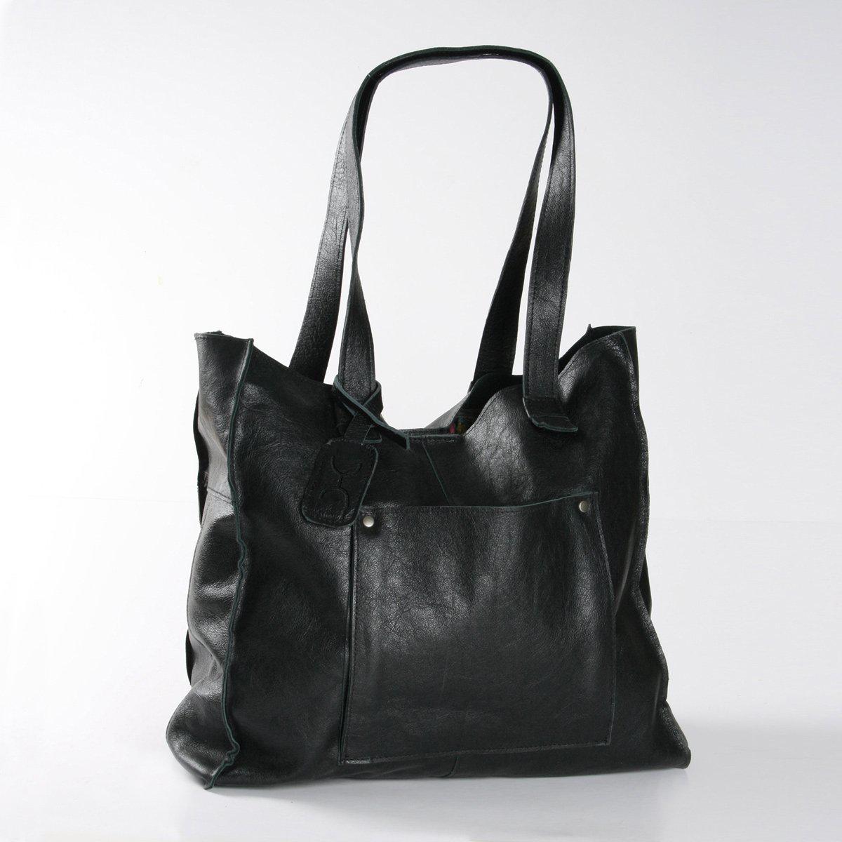 Thandana Zippered Tote Leather Handbag - KaryKase