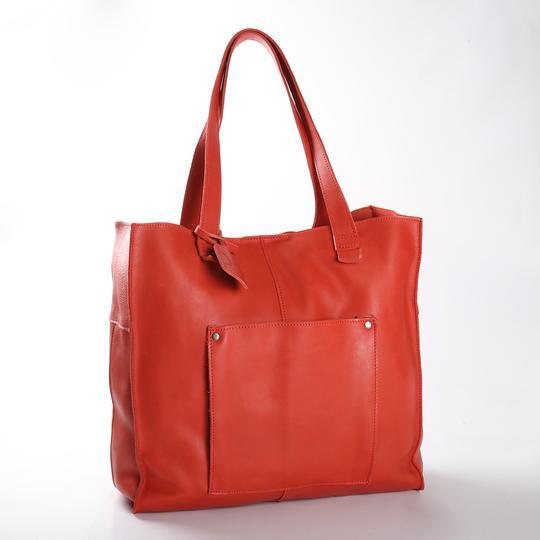 Thandana Zippered Tote Leather Handbag - KaryKase