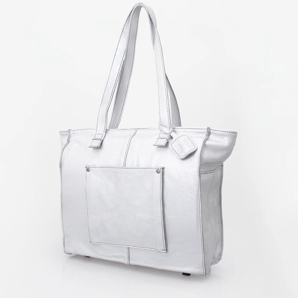 Thandana Zippered Travel Tote Leather Handbag - KaryKase