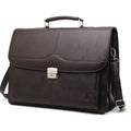 Tosca 3 Division PU Laptop Briefcase - KaryKase