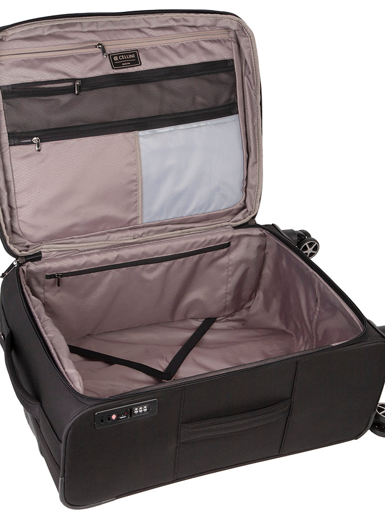 Cellini Smartcase 65cm Medium Check-In | Jet Black