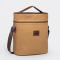 Camel Canvas with Tobac Leather