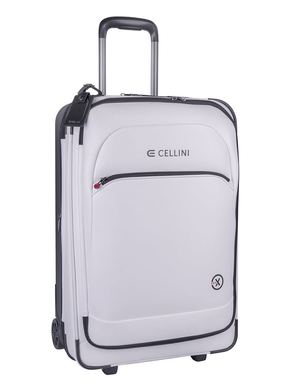 Cellini Pro X Medium Trolley Pullman with Oversized Fastline Wheels | White - KaryKase