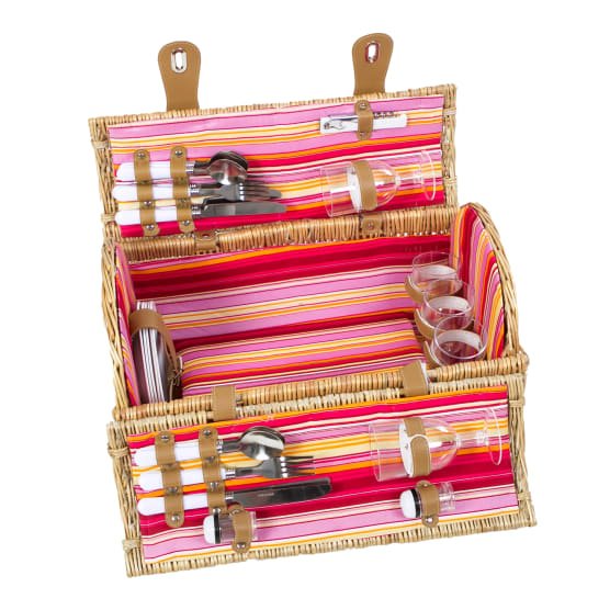 Yuppie Gift Baskets Fiesta Picnic Basket (5 Persons) - KaryKase