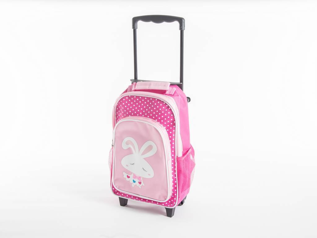 Yuppie Gift Baskets Kids Bunny School Trolley Combo | Pink - KaryKase