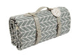 Yuppie Gift Baskets Picnic/Beach Rug Large | French Grey - KaryKase