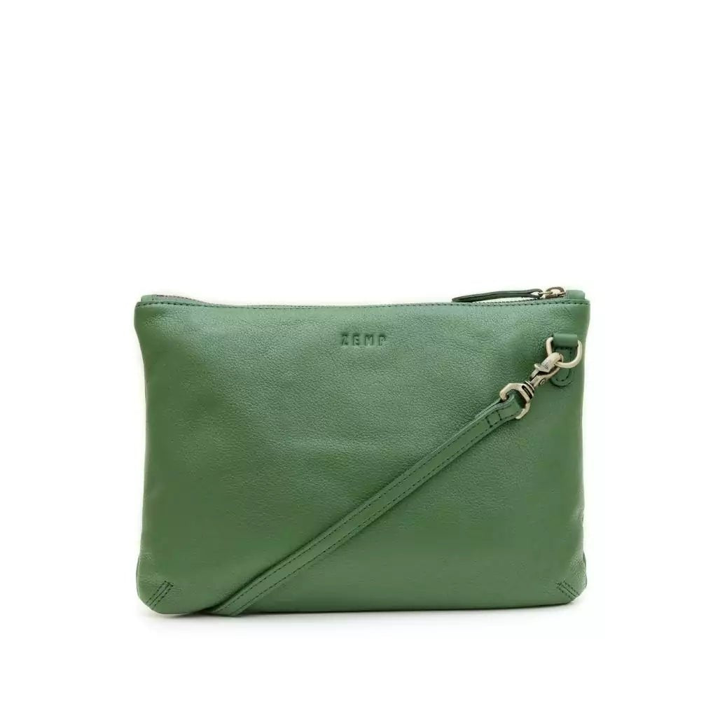 Zemp Amsterdam Sling Cross Body Bag (M) | Forest Green - KaryKase