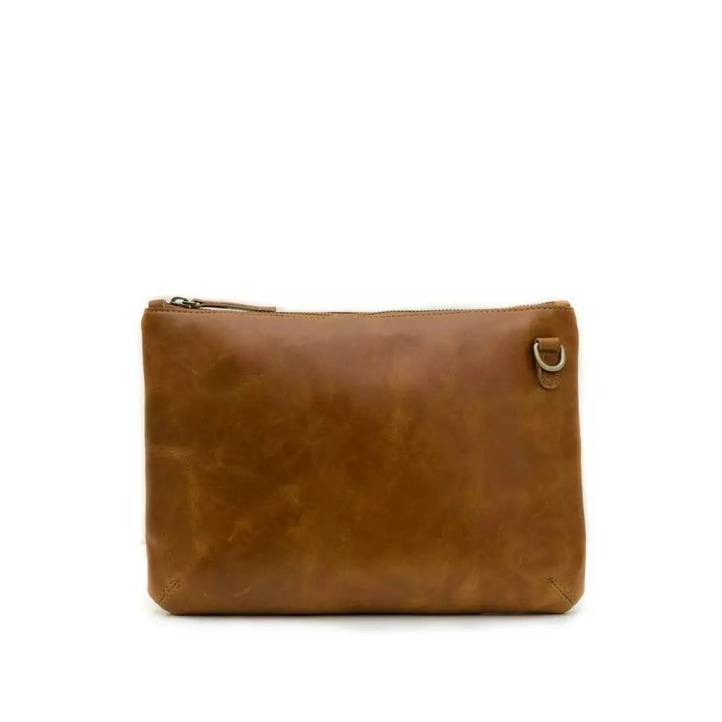 Zemp Amsterdam Sling Cross Body Bag (M) | Waxy Tan - KaryKase