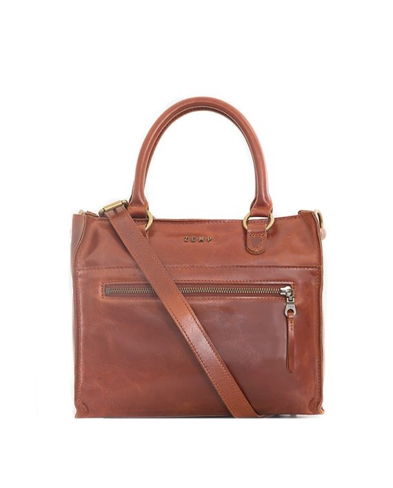 Zemp Bastille Grab and Go Handbag | Chestnut - KaryKase