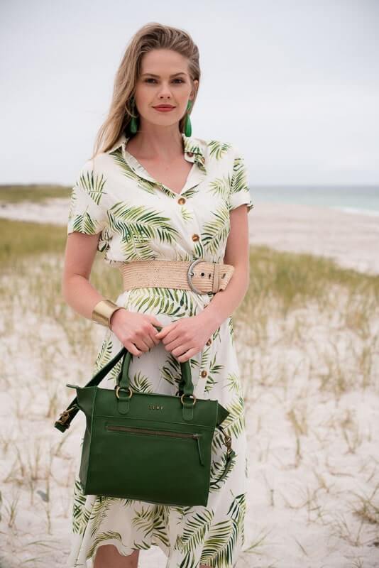 Zemp Bastille Grab and Go Handbag | Forest Green - KaryKase