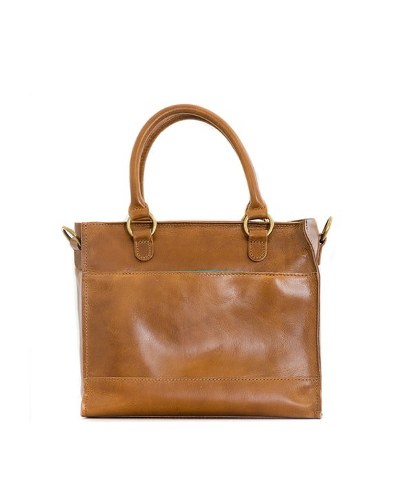 Zemp Bastille Grab and Go Handbag | Waxy Tan - KaryKase
