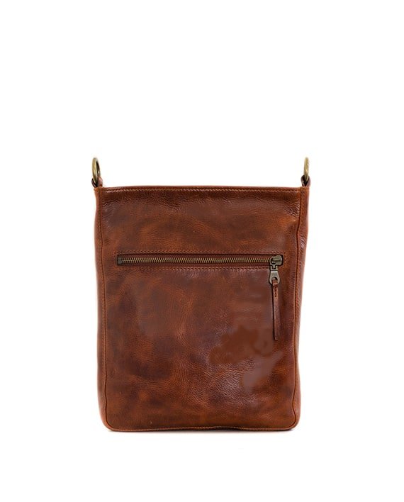 Zemp Boston Cross Body Bag | Chestnut - KaryKase