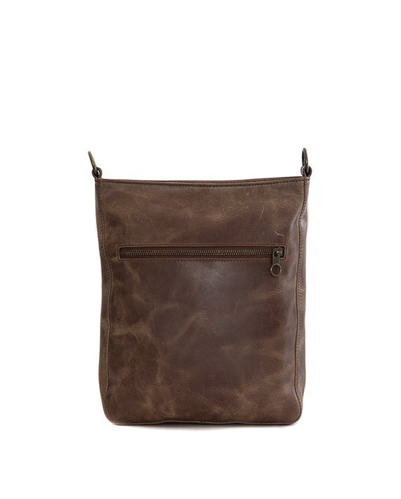 Zemp Boston Cross Body Bag | Waxy Brown - KaryKase