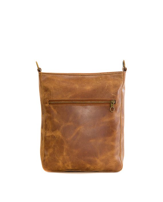 Zemp Boston Cross Body Bag | Waxy Tan - KaryKase