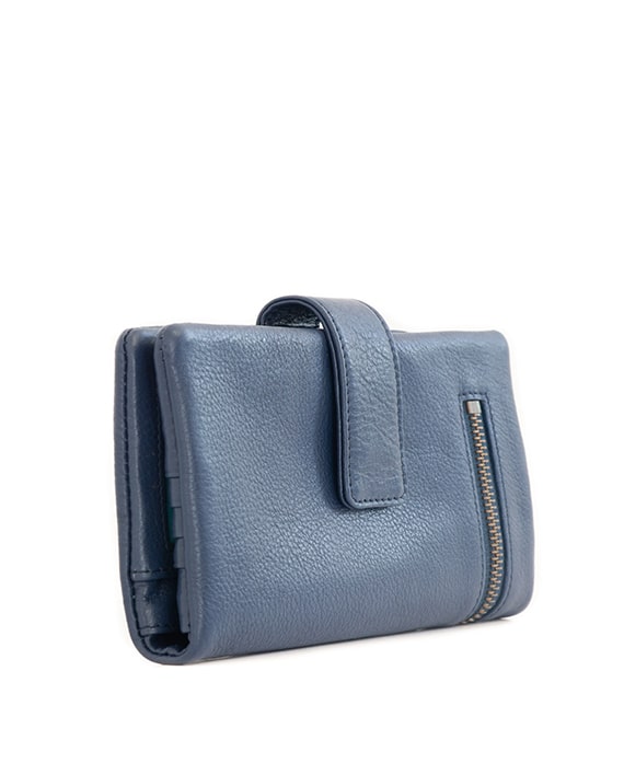 Zemp Carlene 15 CC Wallet | Navy Blue - KaryKase