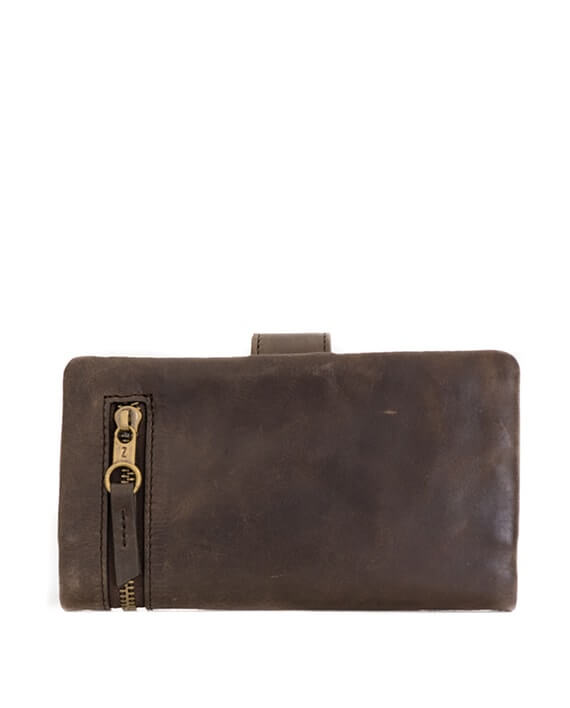 Zemp Carlene 15 CC Wallet | Waxy Brown - KaryKase