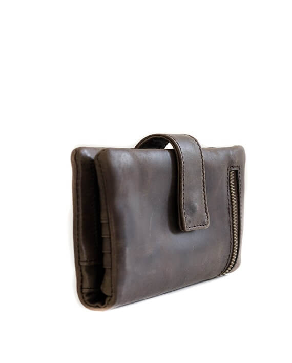 Zemp Carlene 15 CC Wallet | Waxy Brown - KaryKase