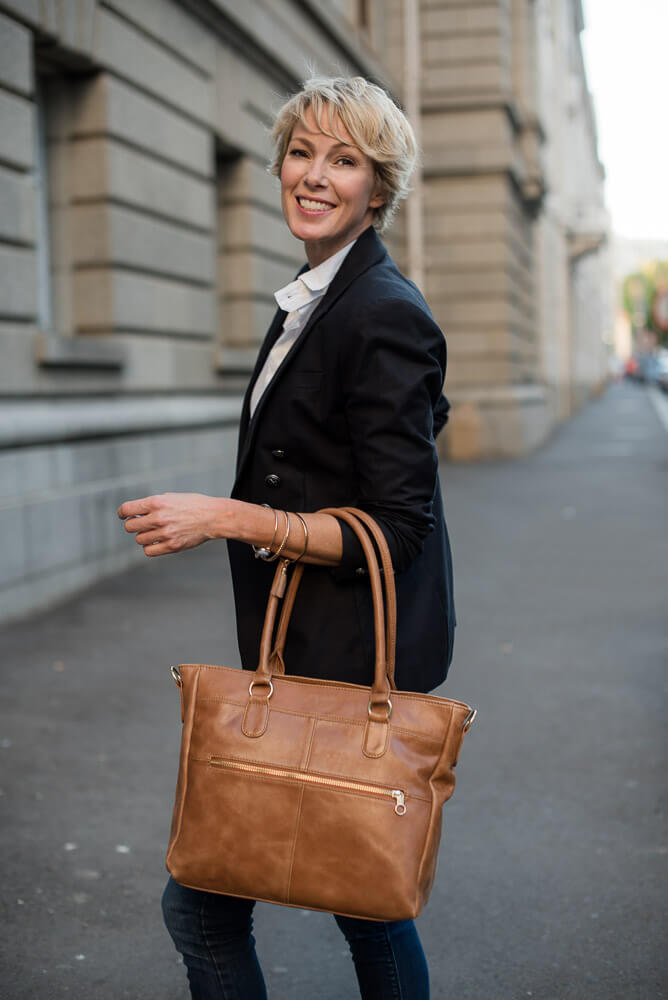 Zemp Casablanca 13” Tote | Chestnut - KaryKase