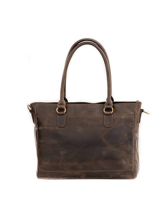 Zemp Casablanca 13” Tote | Waxy Brown - KaryKase