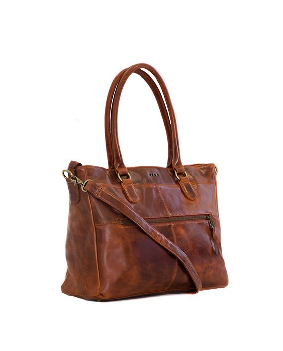 Zemp Casablanca 15” Tote | Chestnut - KaryKase