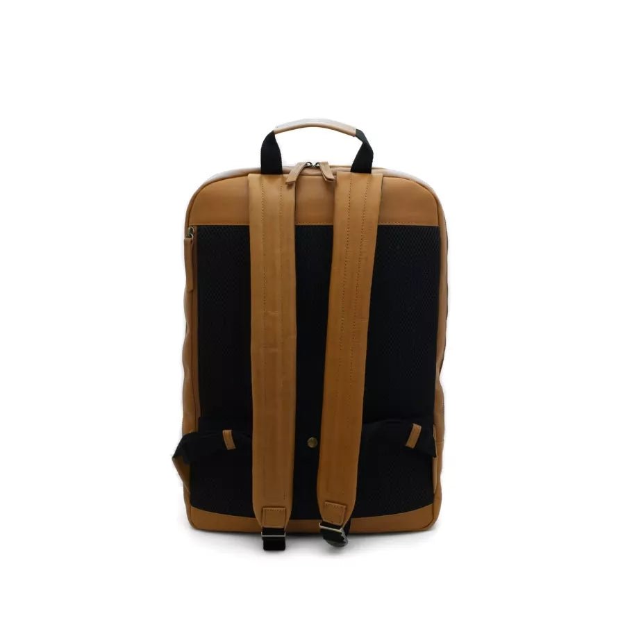 Zemp Charles Leather Backpack (L) | Waxy Caramel - KaryKase