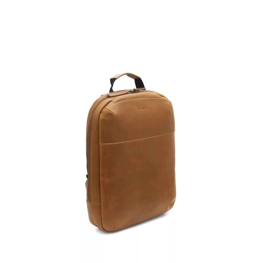 Zemp Charles Leather Backpack (S) | Waxy Tan - KaryKase