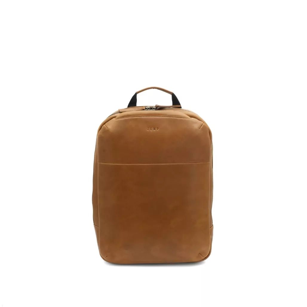 Zemp Charles Leather Backpack (S) | Waxy Tan - KaryKase