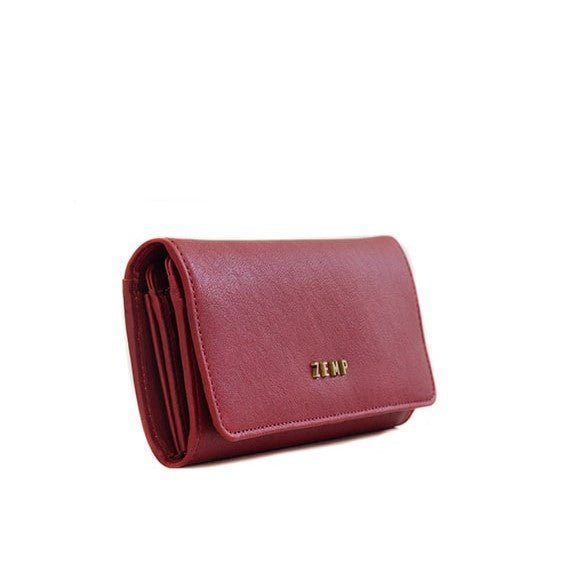 Zemp Claire 10 CC Wallet - Purse | Red - KaryKase