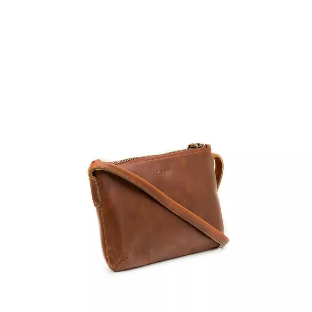 Zemp Harlem Sling Cross Body Bag | Chestnut - KaryKase