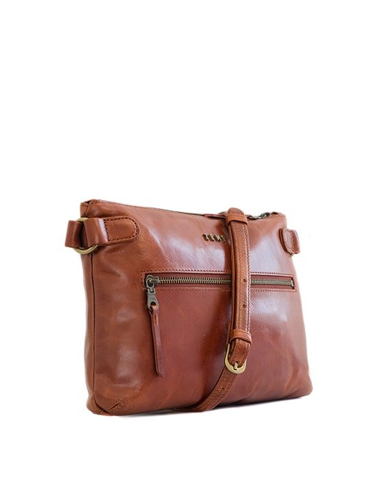 Zemp Ibiza Cross Body Bag | Chestnut - KaryKase