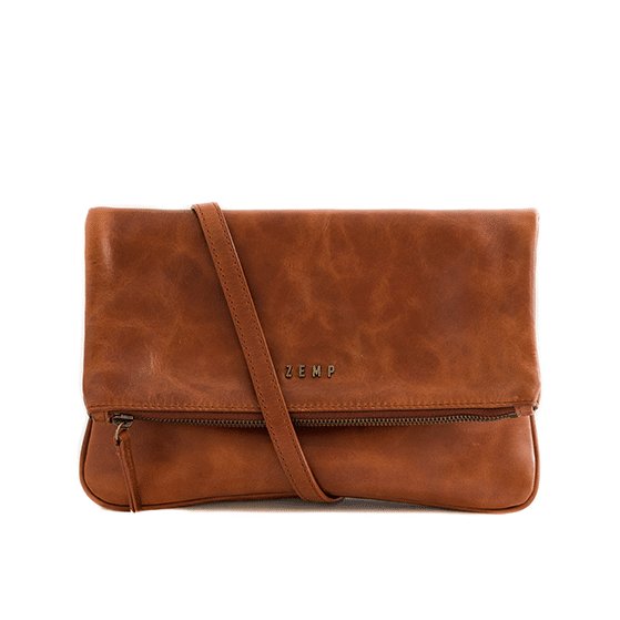 Zemp Kuala Lumpur Medium Cross Body Bag | Chestnut - KaryKase