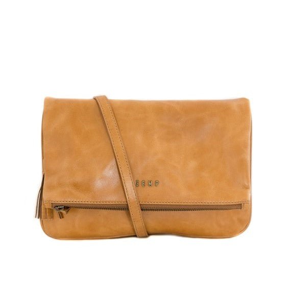 Zemp Kuala Lumpur Medium Cross Body Bag | Waxy Tan - KaryKase