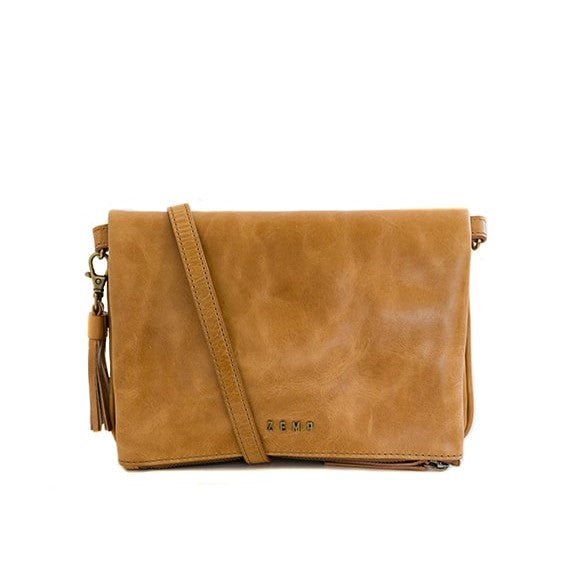 Zemp Kuala Lumpur Small Cross Body Bag | Waxy Tan - KaryKase