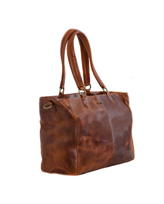 Zemp Lilly Lux Tote | Chestnut - KaryKase