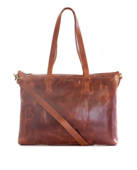 Zemp Molokai On - The - Go Handbag | Chestnut - KaryKase