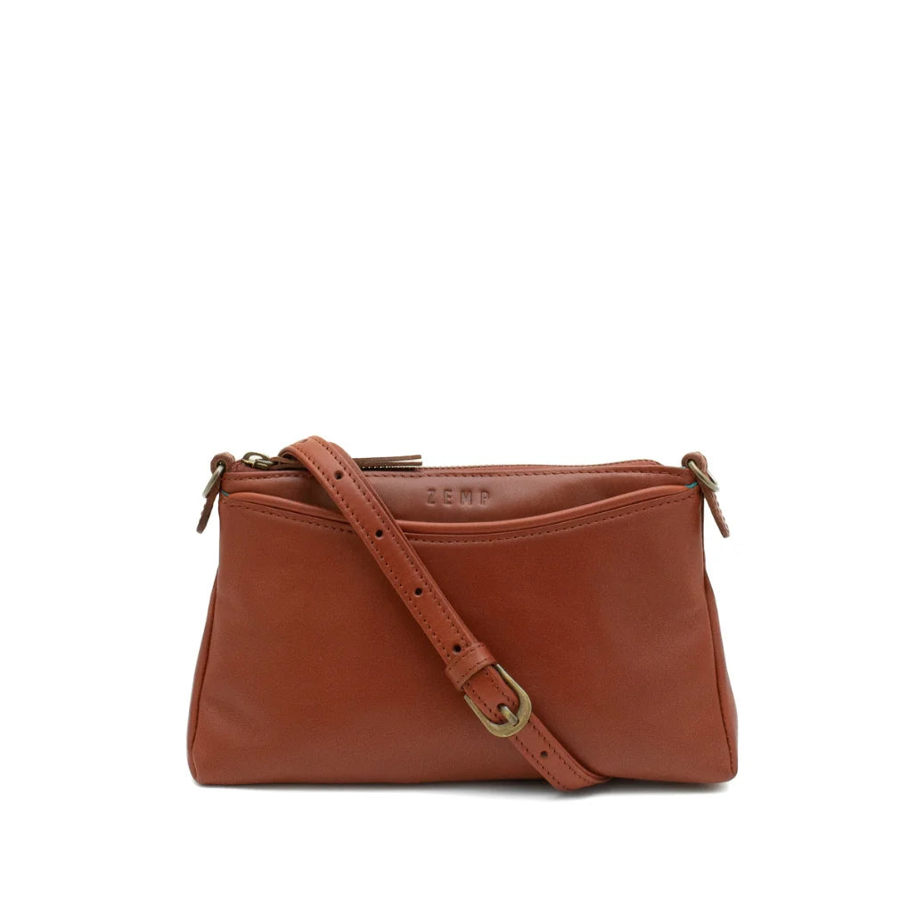 Zemp Monaco Crossbody Bag - Chestnut