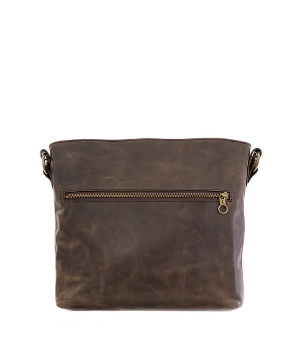 Zemp Orlando Cross Body Bag | Waxy Brown - KaryKase
