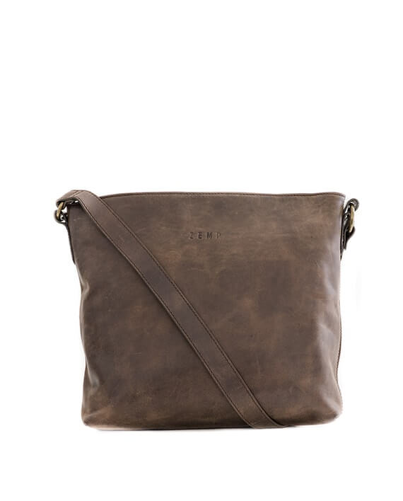 Zemp Orlando Cross Body Bag | Waxy Brown - KaryKase